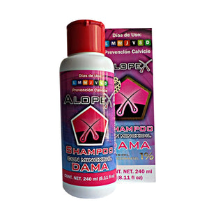 Shampoo alopex para mujer al 3% con 240 mililitros - Tienda Incredible Products México - Barbiux Machine