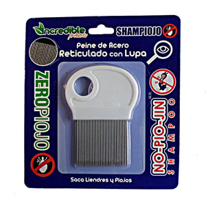 Cepillo para piojos - peine para piojos reticulado con lupa en estuche - Tienda Incredible Products México - Barbiux Machine