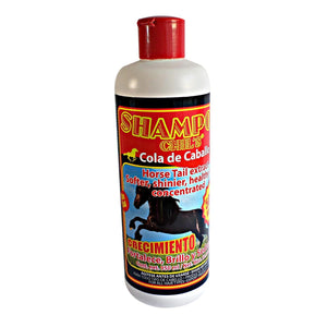 Shampoo cola de caballo tapa roja con 950 mililitros | Red-capped horsetail shampoo with 32.13 FL Oz - Tienda Incredible Products México - Barbiux Machine